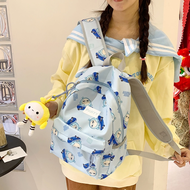垣途者 卡通动漫蛋仔设计 尼龙布 双肩包 女款 多色