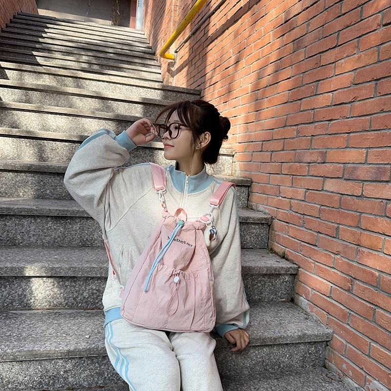 垣途者 多功能日系小清新百搭 尼龙 双肩包 女款 多色