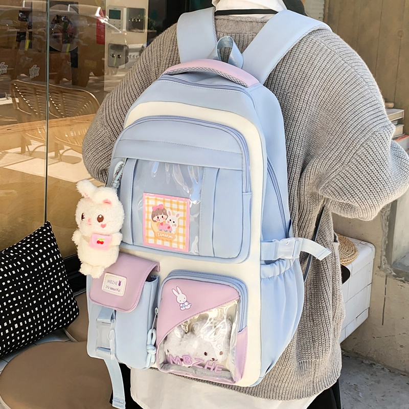 垣途者 书包学生可爱日系软妹背包 帆布 帆布包双肩包 常规 女款 多色
