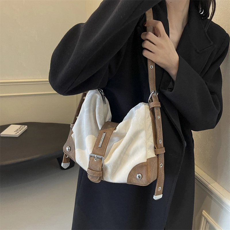 垣途者 小众美式复古高级感通勤 皮绒 腋下包单肩包 女款 多色