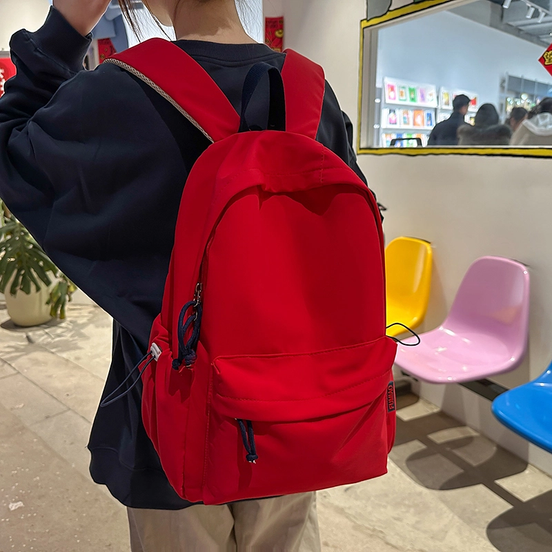 垣途者 小清新纯色百搭 尼龙 双肩包 男女同款情侣款 多色