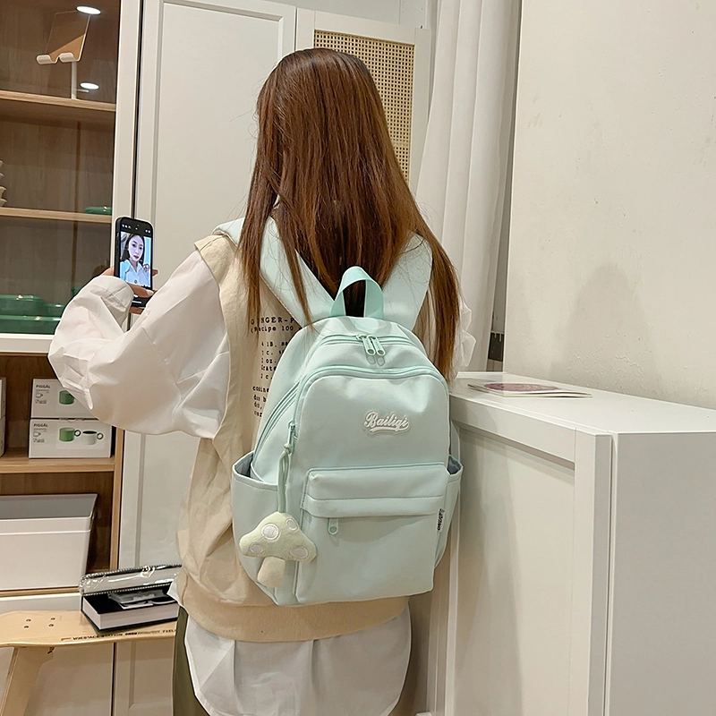 垣途者 日系小清新韩版百搭学生书包 尼龙 双肩包 常规 女款 多色