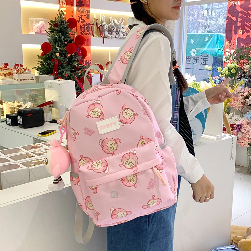 垣途者 卡通动漫蛋仔设计 尼龙布 双肩包 女款 多色