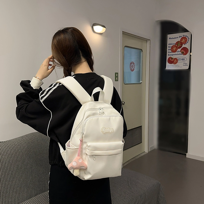 垣途者 日系小清新韩版百搭学生书包 尼龙 双肩包 常规 女款 多色