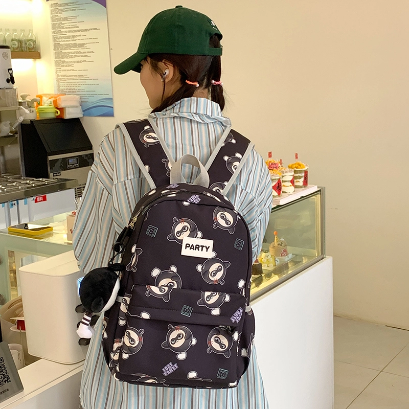 垣途者 卡通动漫蛋仔设计 尼龙布 双肩包 女款 多色