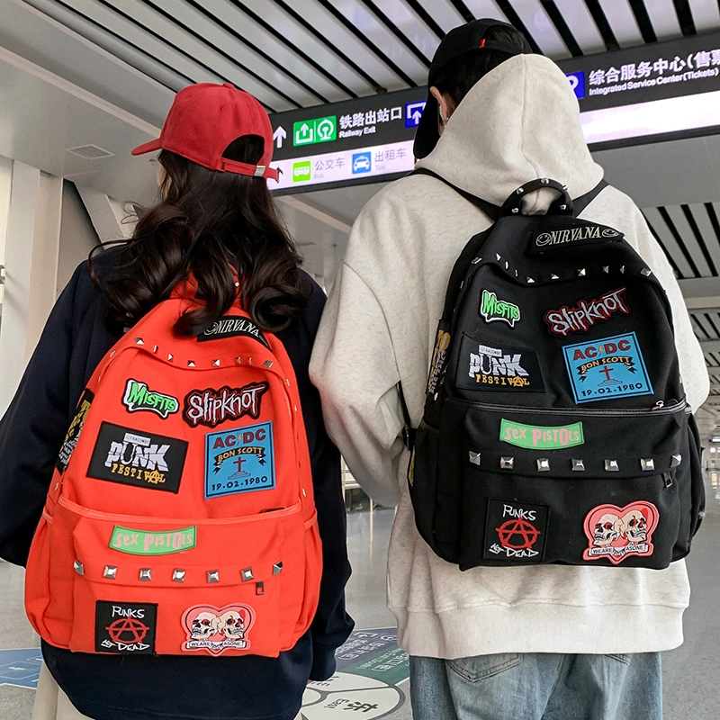 垣途者 小众休闲简约日常时尚潮流 帆布 双肩包 常规 男女同款情侣款 多色