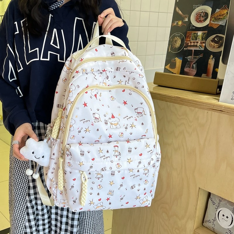 垣途者 日系小清新学生书包初高中大学生 复合布面料 双肩包 女款 多色