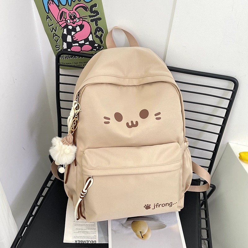 垣途者 日系可爱百搭书包 尼龙 双肩包 常规 女款 多色
