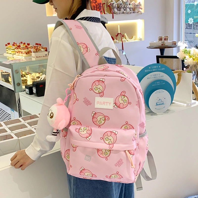 垣途者 卡通动漫蛋仔设计 尼龙布 双肩包 女款 多色
