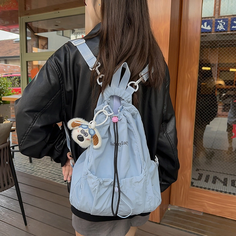 垣途者 多功能日系小清新百搭 尼龙 双肩包 女款 多色