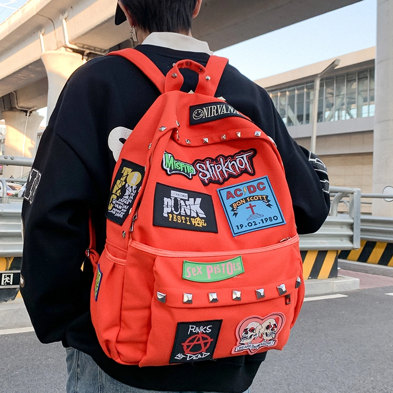 垣途者 小众休闲简约日常时尚潮流 帆布 双肩包 常规 男女同款情侣款 多色