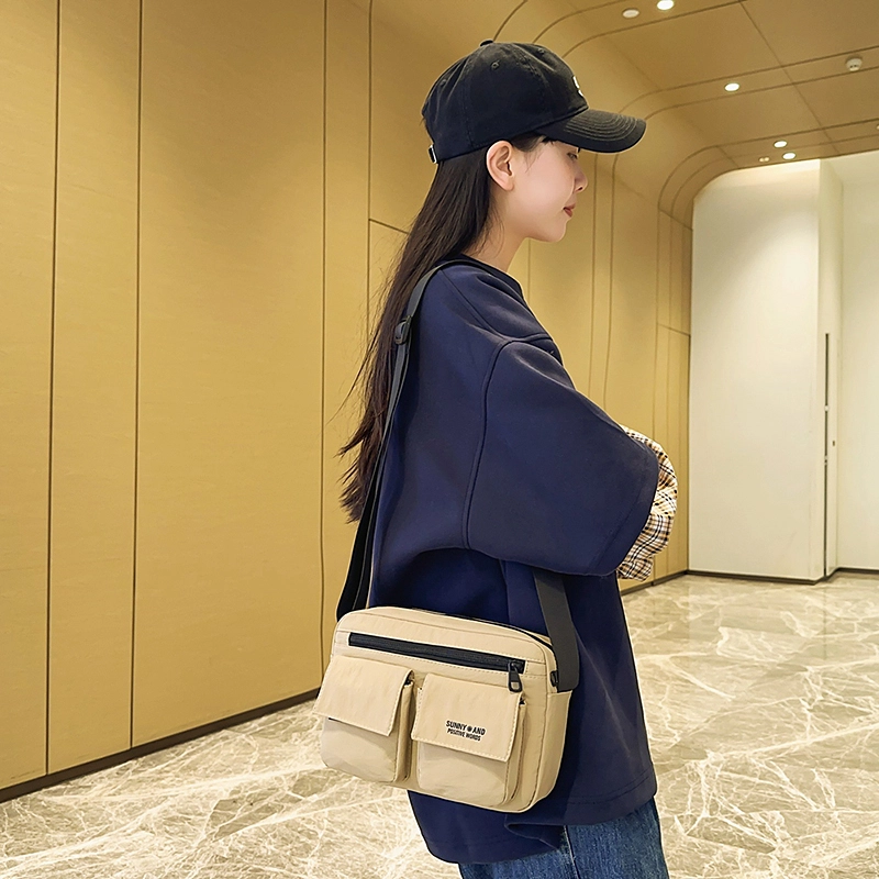 垣途者 日系百搭韩版街头潮流学生 尼龙 单肩斜挎包 男女同款情侣款 多色