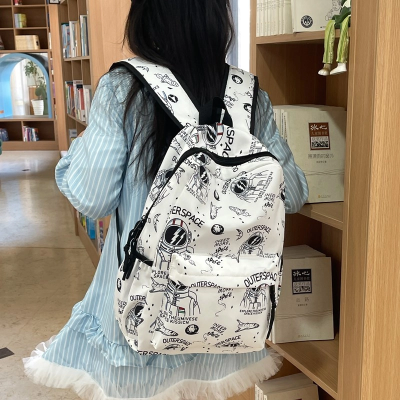 垣途者 卡通涂鸦书包韩版 尼龙 双肩包 男女同款情侣款 多色