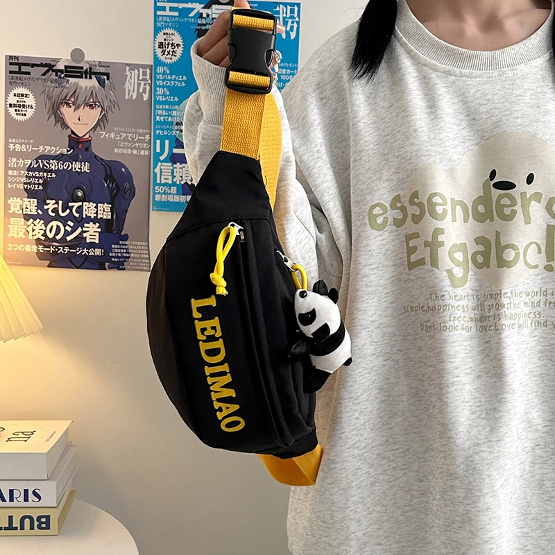 垣途者 日系休闲简约斜挎轻便百搭单肩运动街头潮流 尼龙 胸包 常规 男女同款情侣款 多色