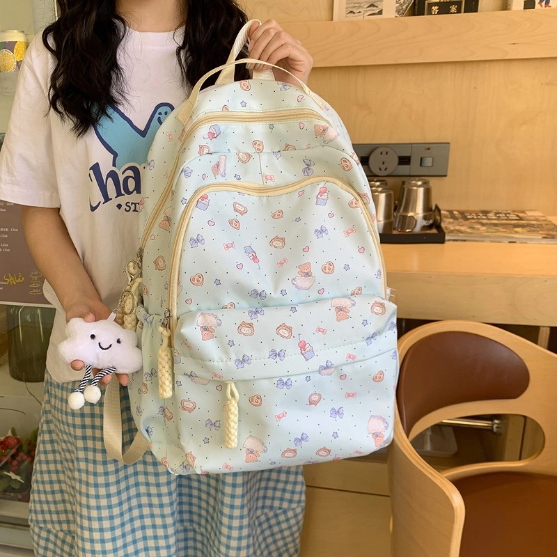 垣途者 日系小清新学生书包初高中大学生 复合布面料 双肩包 女款 多色