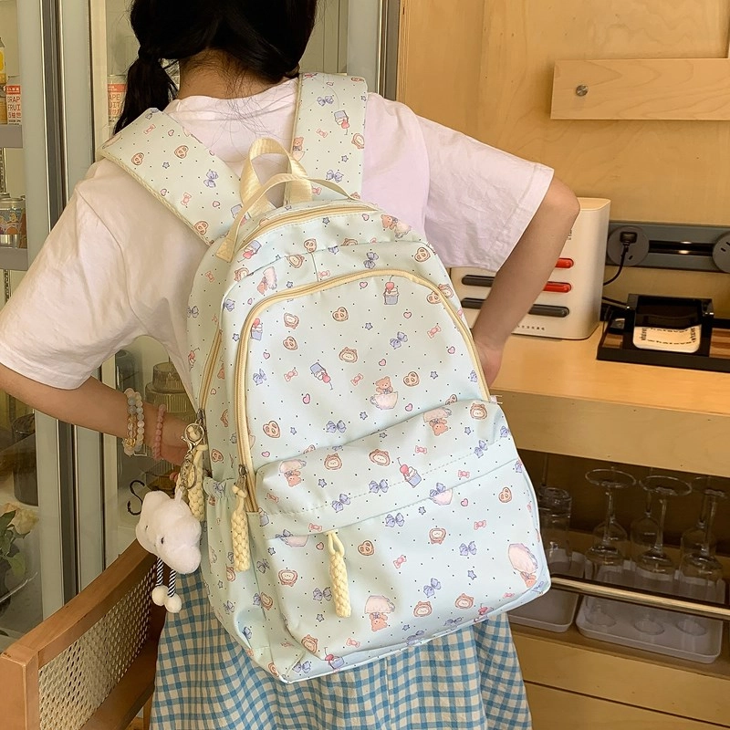 垣途者 日系小清新学生书包初高中大学生 复合布面料 双肩包 女款 多色