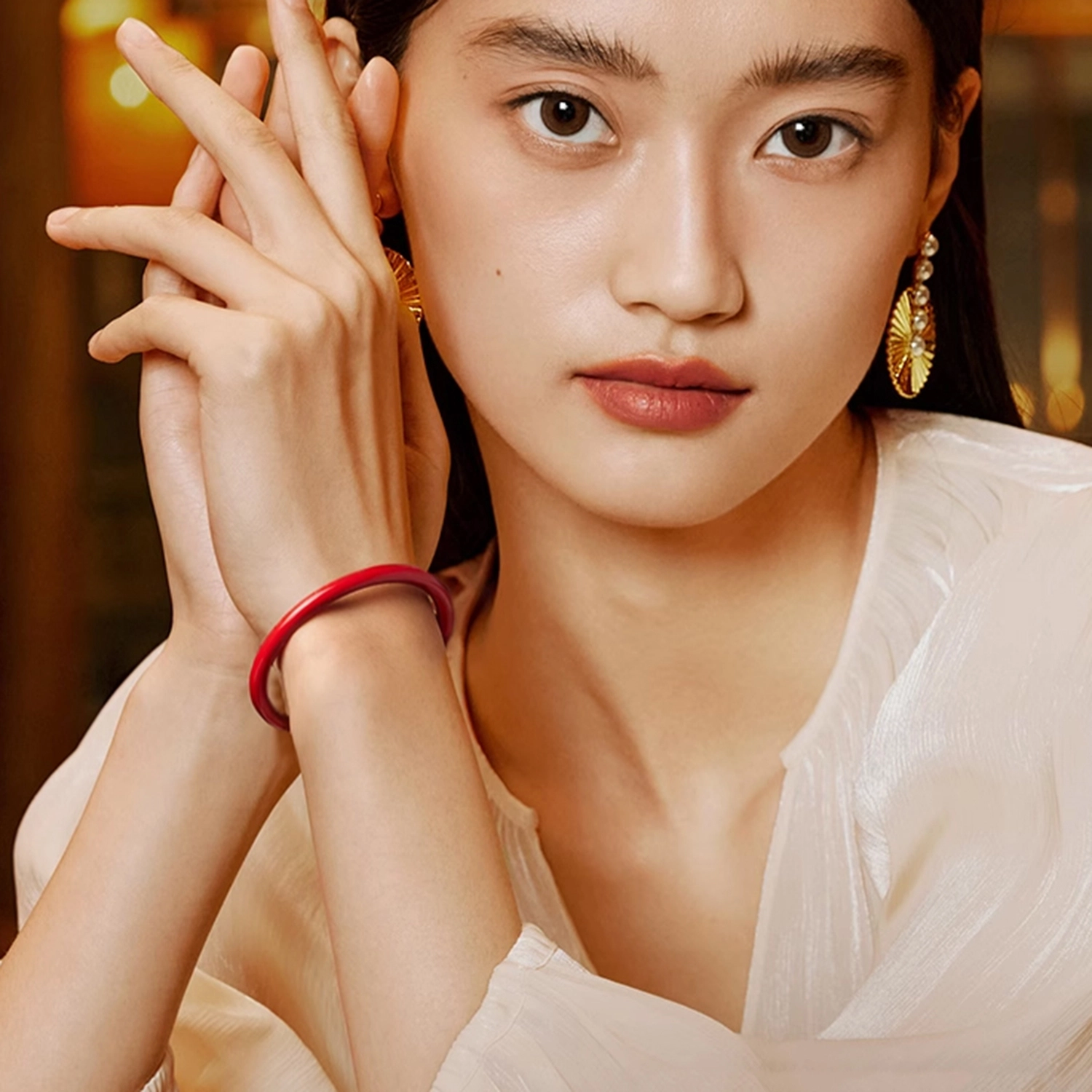 一世倾 平静心灵新中式招财暴富吉祥如意好运再造辰砂 朱砂 手镯 男女同款情侣款