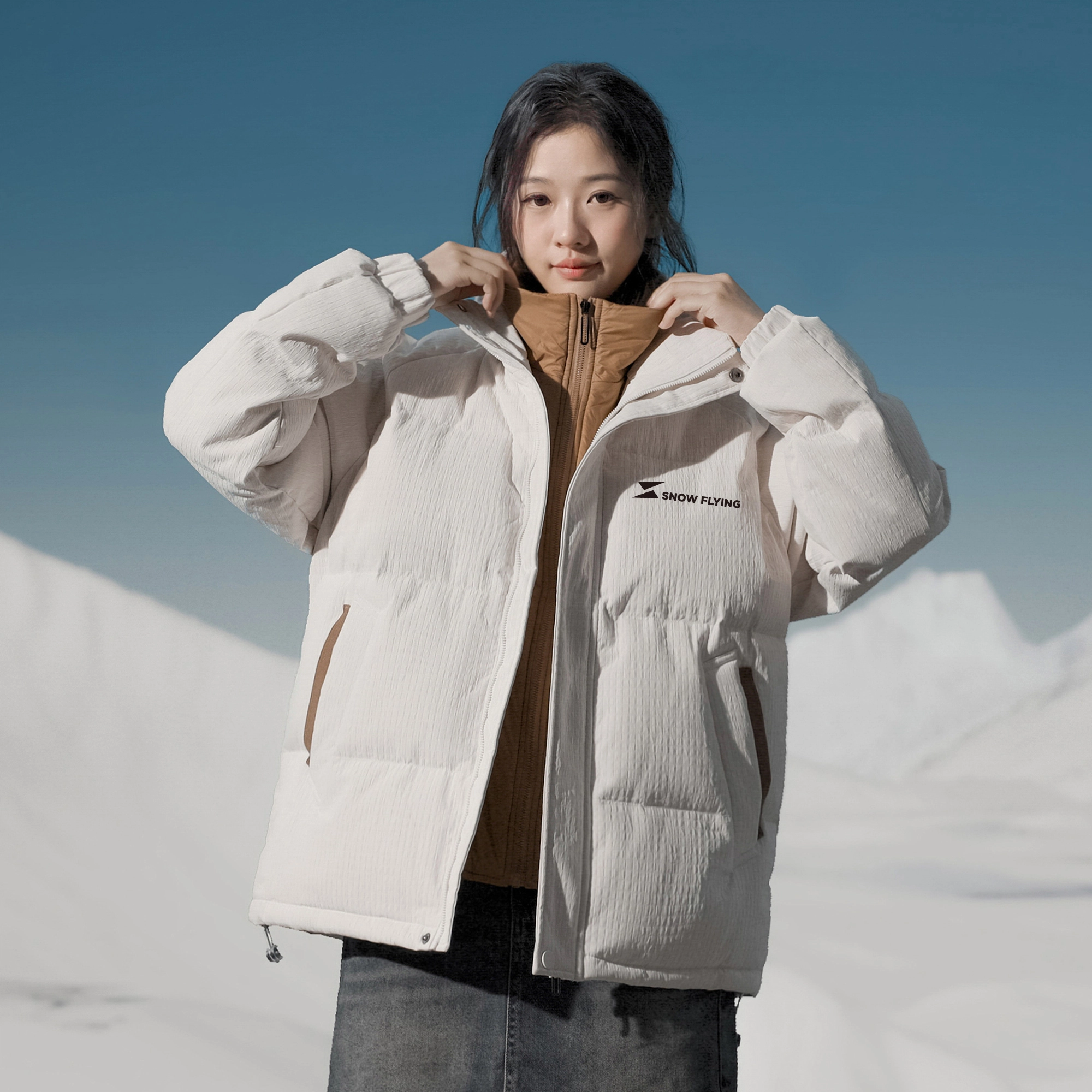 SNOW FLYING Logo85