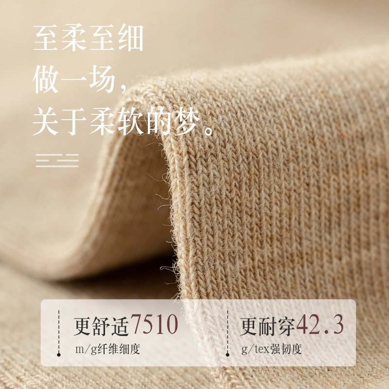 健将 简约潮流百搭商务舒适吸汗亲肤软糯透气柔软地板袜时尚运动休闲学院爬山滑雪中筒袜 男款