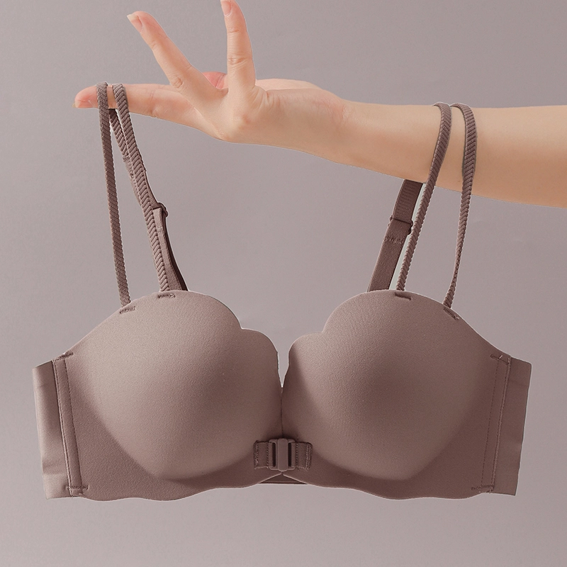 健将 聚拢显大收副乳前扣性感美背无钢圈无痕舒适文胸 女款 礼袋装