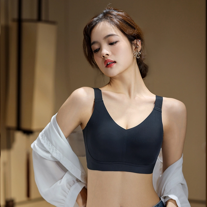 健将 内衣大胸显小侧收副乳防下垂美背胸罩薄款透气无痕文胸 女款 礼袋装