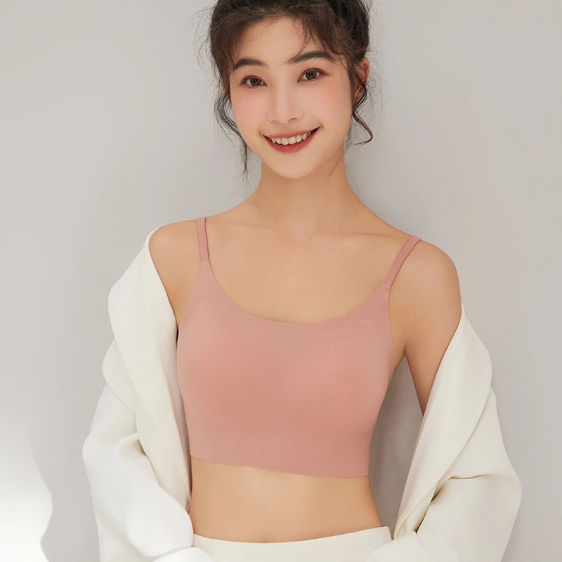 健将 无痕粉底液小胸聚拢内衣隐形舒适提拉防下垂美背文胸 女款