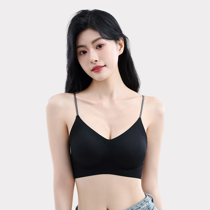 健将 冰丝无痕内衣薄款小胸聚拢凉感美背细肩带收副乳防下垂胸罩文胸 女款 礼袋装