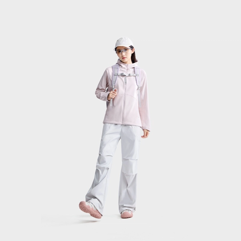 企鹅 冲锋软壳衣加绒保暖摇粒绒夹克 女款