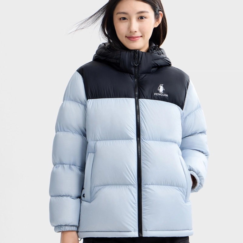 企鹅 加厚保暖防风常规长袖通勤羽绒服 男女同款
