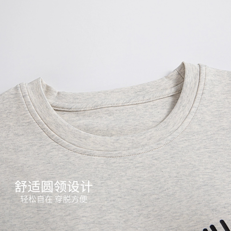 芬腾可安 女夏季带胸垫薄款全棉三件套家居服卡通韩版纯棉短袖格子短裤长裤可外穿学生睡衣套装 女款