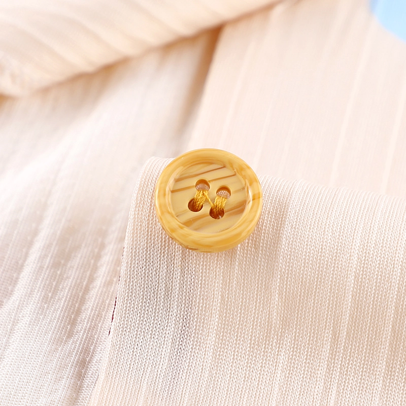 芬腾可安 家居服韩版卡通开衫长袖长裤可外穿休闲甜美睡衣套装 女款 图色