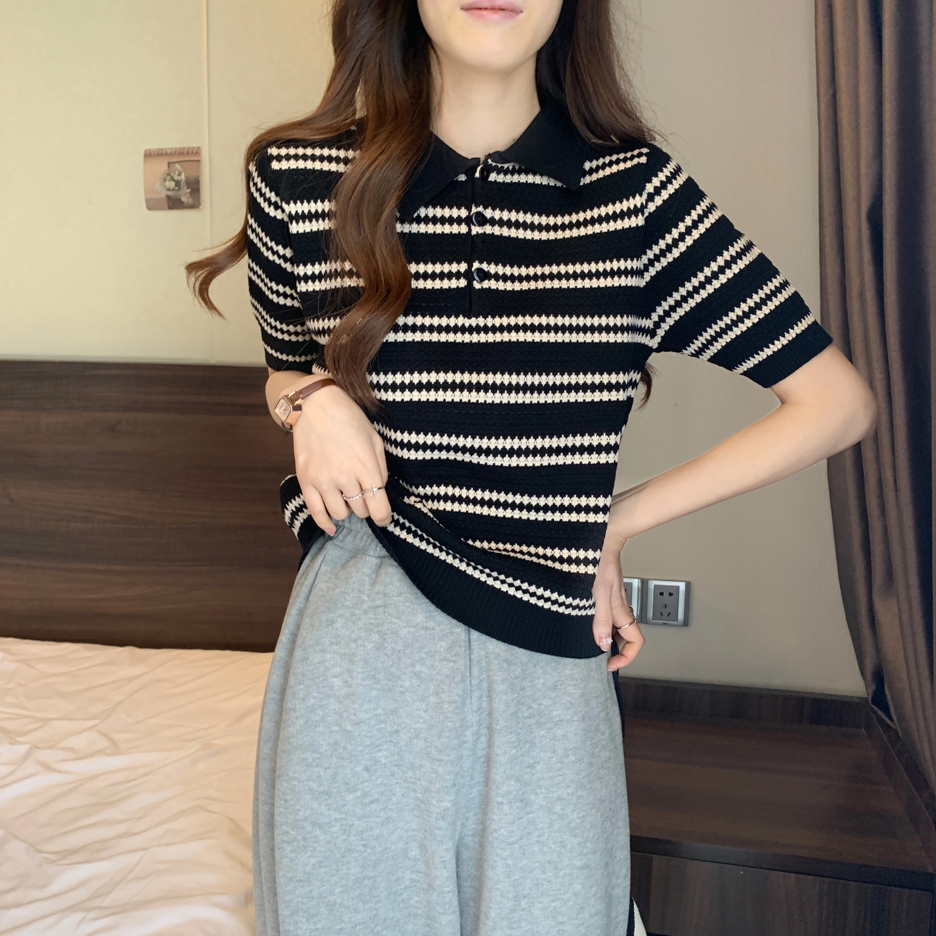 ABBY GODDESS polo T