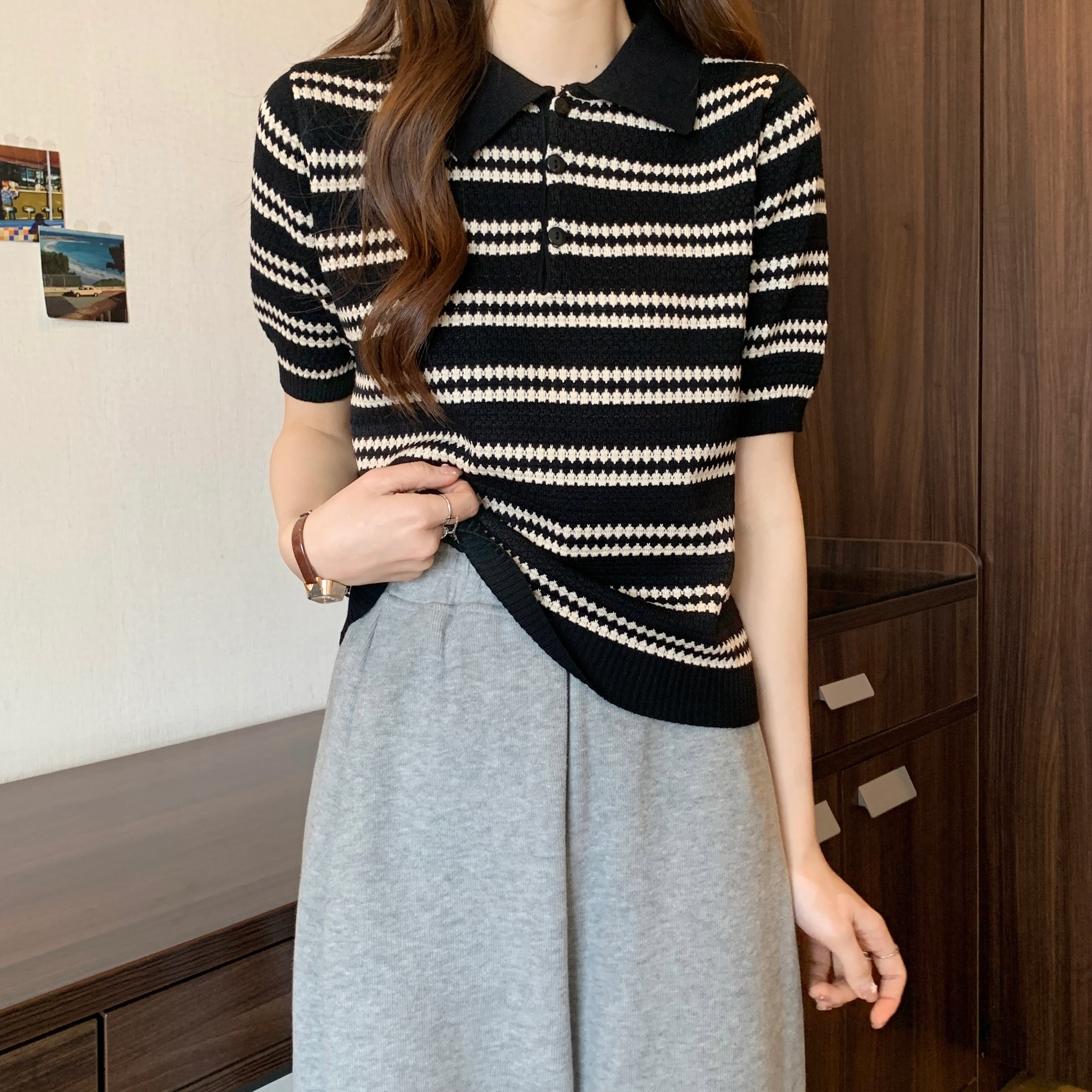 ABBY GODDESS polo T