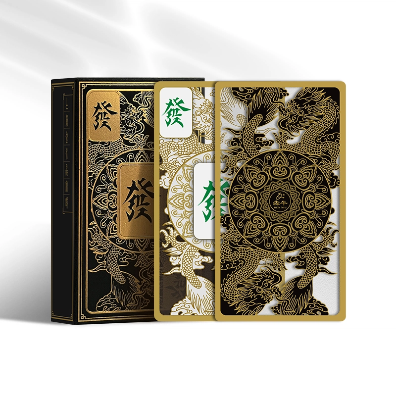 犇牛 卡牌桌游 九五至尊水晶土豪金麻将 扑克套装 扑克