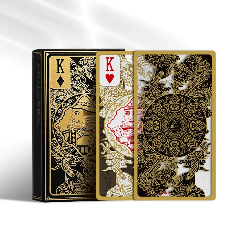 犇牛 卡牌桌游 九五至尊水晶土豪金麻将 扑克套装 扑克