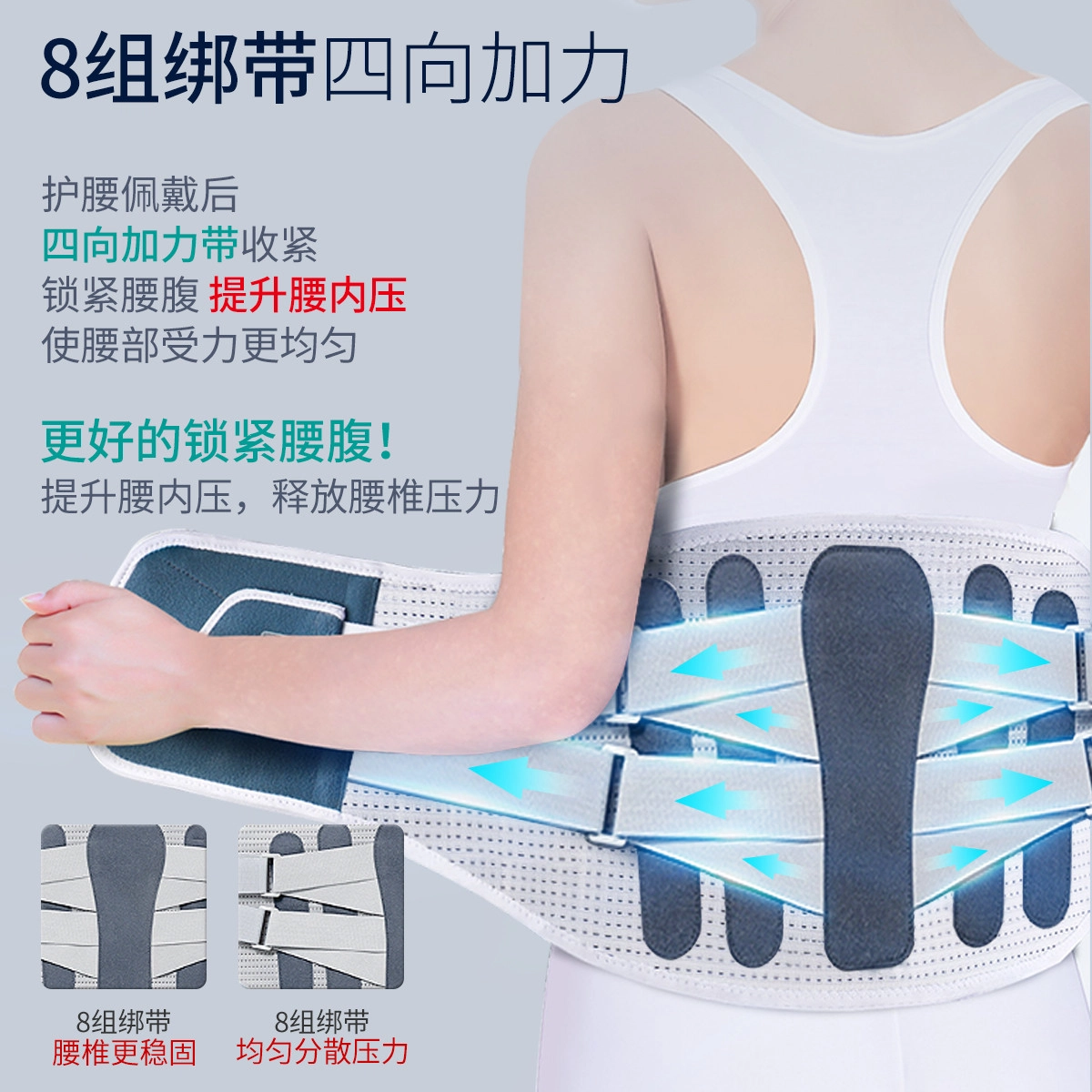 仁和 腰椎腰间护腰带 秋冬保暖支撑腰部