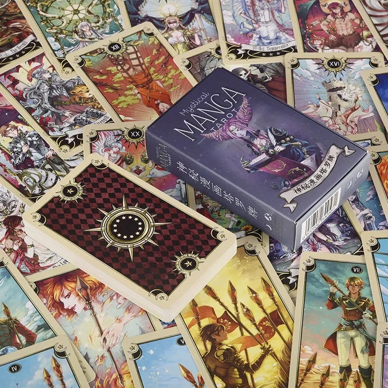 喜顽童 神秘漫画塔罗牌罗伟特维特经典花影单牌 桌游
