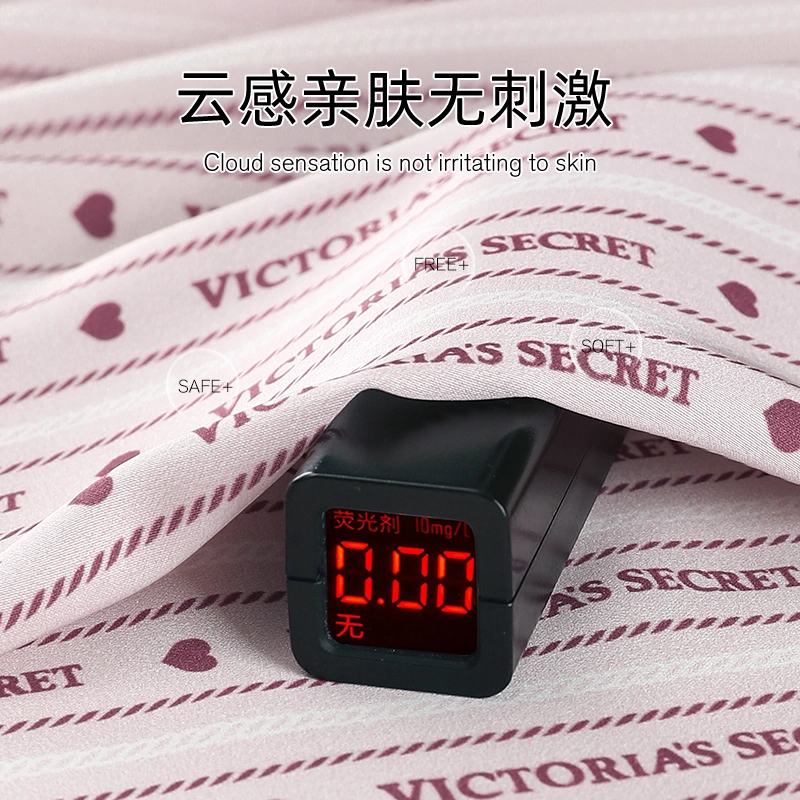 夏芬妍 休闲舒适高级感字母爱心条纹冰丝翻领家居服亲肤宽松短袖时尚可外穿夏季睡裙 女款