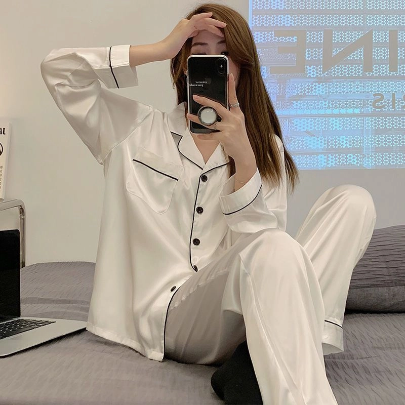 顶瓜瓜 宽松版型亲肤面料舒适可外穿家居服睡衣套装 女款