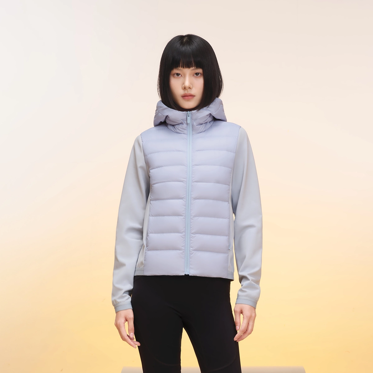 美力城 轻薄短款三防面料修身显瘦保暖羽绒服 男女同款