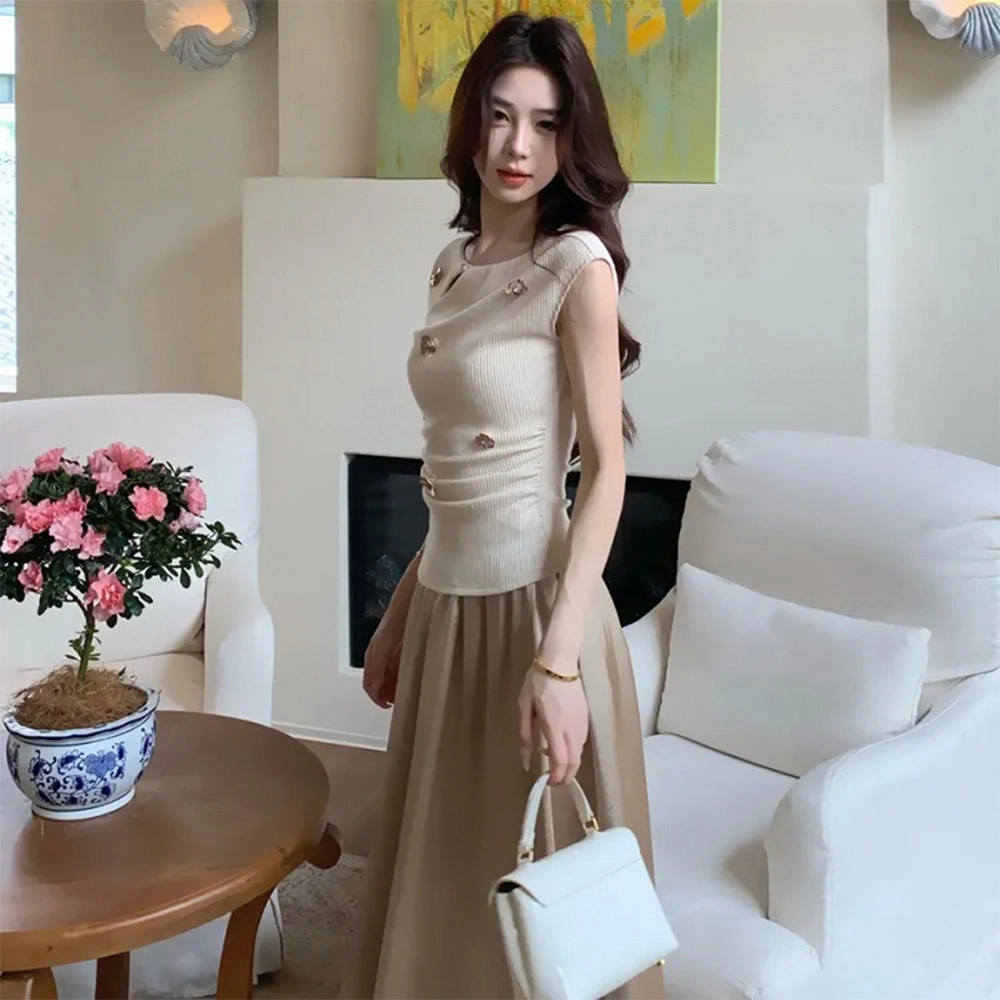 依钗 新中式与法式风格兼具的时尚裙装套装裙装套装 女款