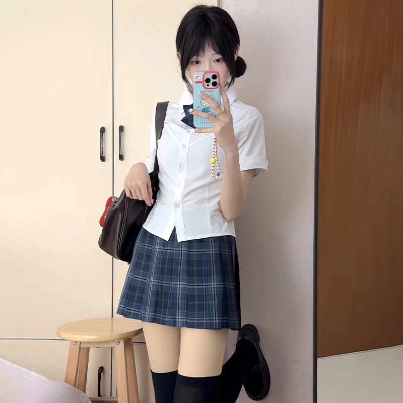 日暮星河 简约舒适时尚休闲百搭衬衫套装 女款