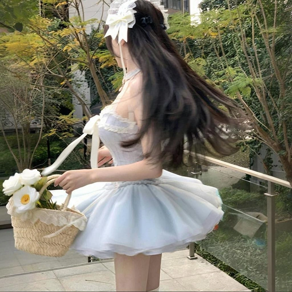 格子苔 舒适时尚通勤简约无袖连衣裙 女款