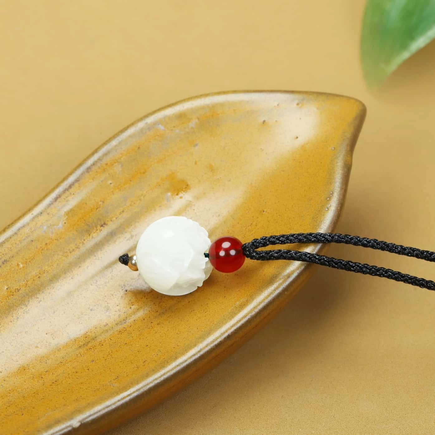 镯钰瑭 财运绵长 好运莲莲  八方来财 逢考必过 小众可爱莲花气质锁骨链 菩提根 项链 男女同款情侣款