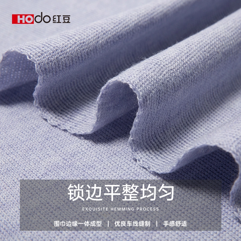 红豆 保暖 加厚 简约 时尚 羊毛 绒线围巾 女款