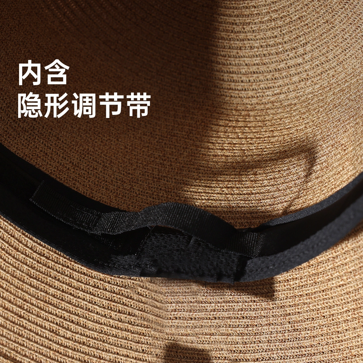 红豆 遮阳帽春夏户外防紫外线可折叠蝴蝶结太阳帽 聚酯纤维 防晒帽 女款