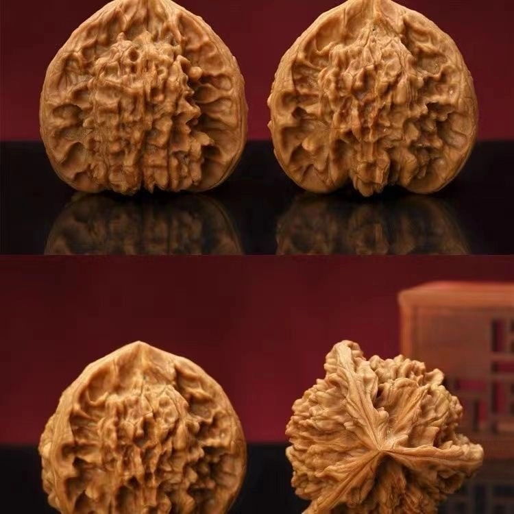 唐述 【高品质 手工精配】收藏级狮子头精品盘出富贵财源滚滚上岸有钱花好运 文玩核桃 把件 男女同款情侣款