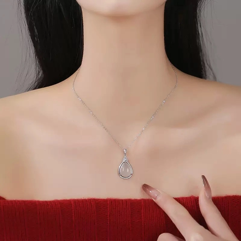 唐述 滴水之恩水滴吊坠时尚#好运 菩提根 项链 女款