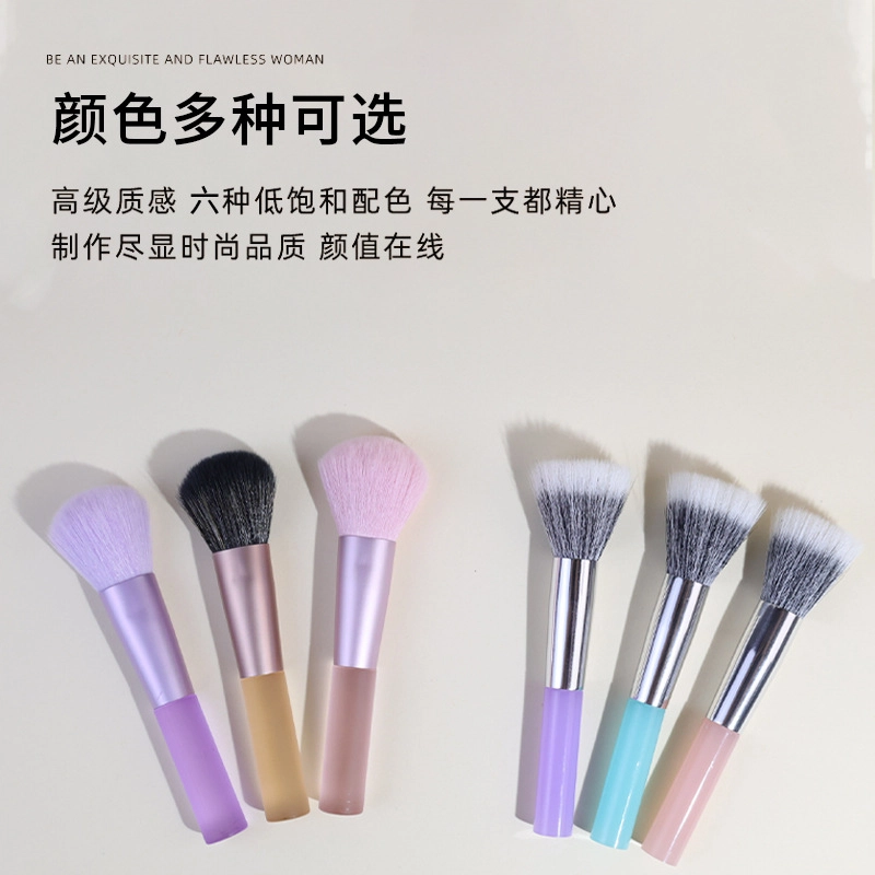 顽顽  单支化妆刷多功能旅行化妆刷晕染刷超软毛外贸点彩腮红刷