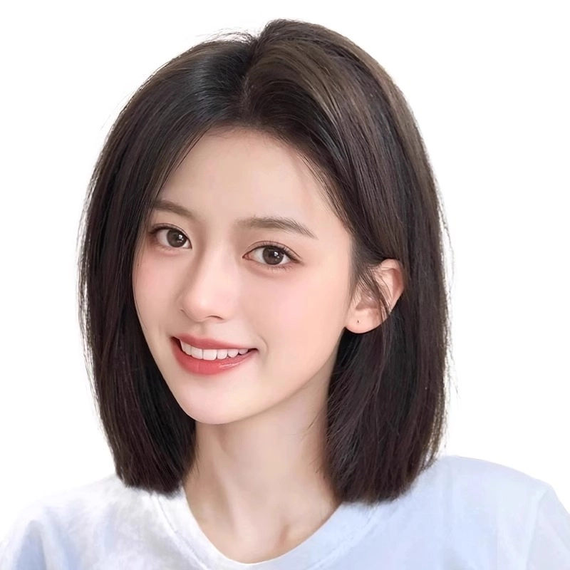 缪斯韵全递针假发女片头顶补发增发量蓬松真发遮白发无痕轻薄自然补发片